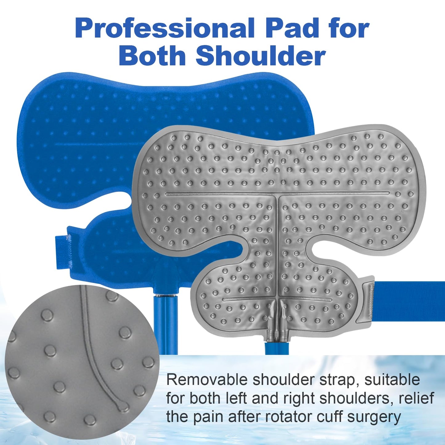 Ice Machine for Shoulder After Surgery Recovery, 9 Quarts Timer Circulate Rotator Cuff Cold Therapy Machine Home Cryotherapy System for Shoulder Replacement Post-Surgery Swelling, Sprains