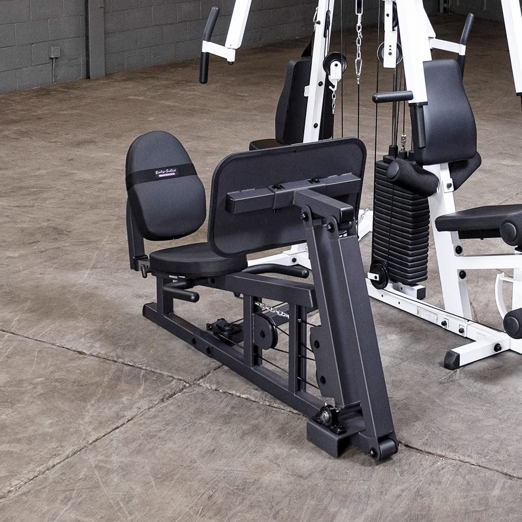 Body-Solid (EXM2500LPS) Multi-Station Home Gym Machine, Arm & Leg Strength Training Functional Exercise Workout Station, 210lbs. Weight Stack with Leg Press