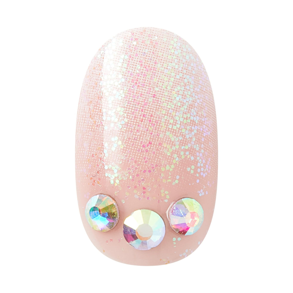 Kiss Impress No Glue Mani Press On Nails, Design, 'Even Better', Pink, Short Size, Oval Shape, Includes 30 Nails, Prep Pad, Instructions Sheet, 1 Manicure Stick, 1 Mini File