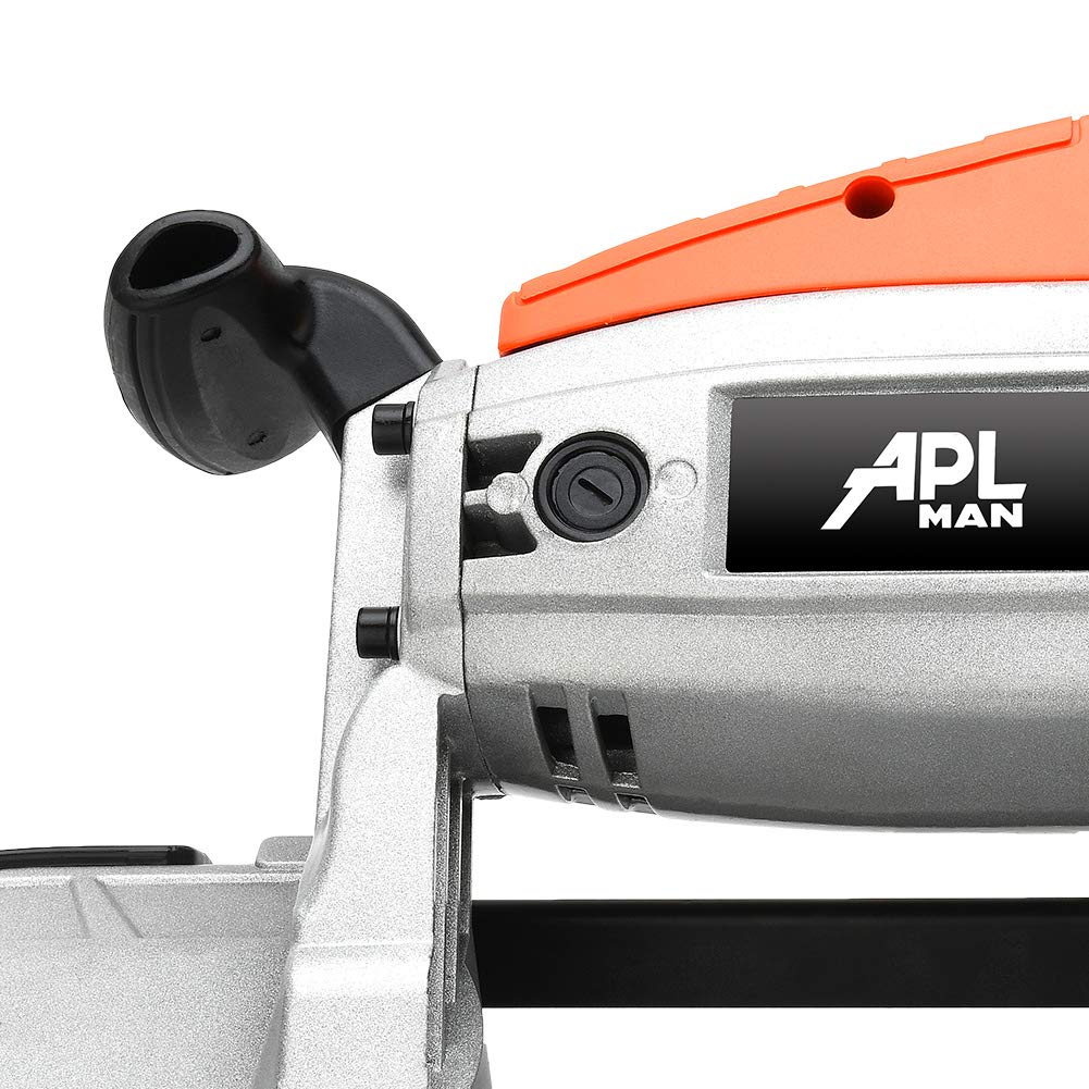 APLMAN Band Saw 5-Inch10-Amp Deep Cut Portable BandSaw for Wood Variable Speed Handheld Band Saw for Metal