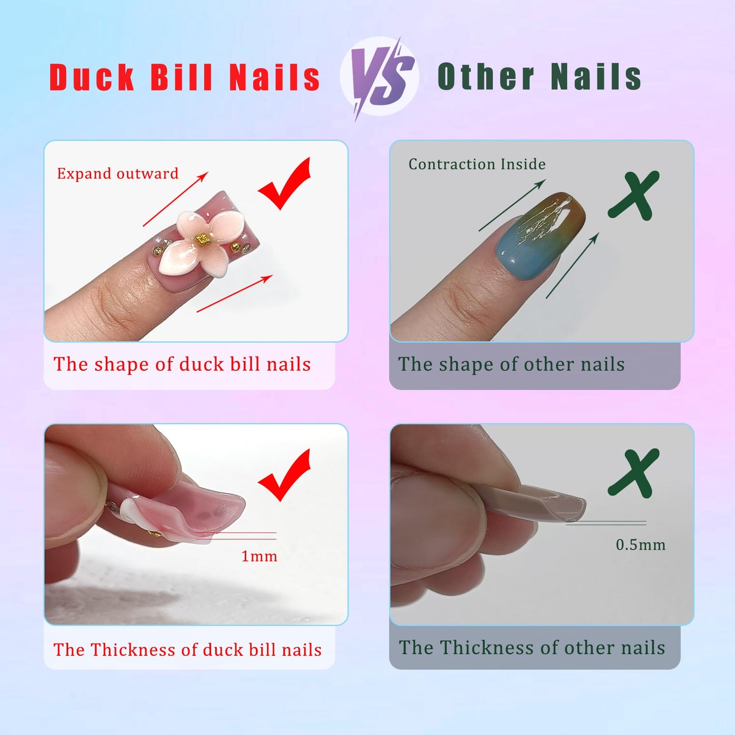 TENPAL 10Pcs Ballerina Press On Nails With Tools,Animal Print Flushed French Tips Glue on Nail with Gold Beads,3D Bow Flowers Designs Fake Nails,Glitter Sweet Punk Acrylic Duckbill Coffin Nails(M)