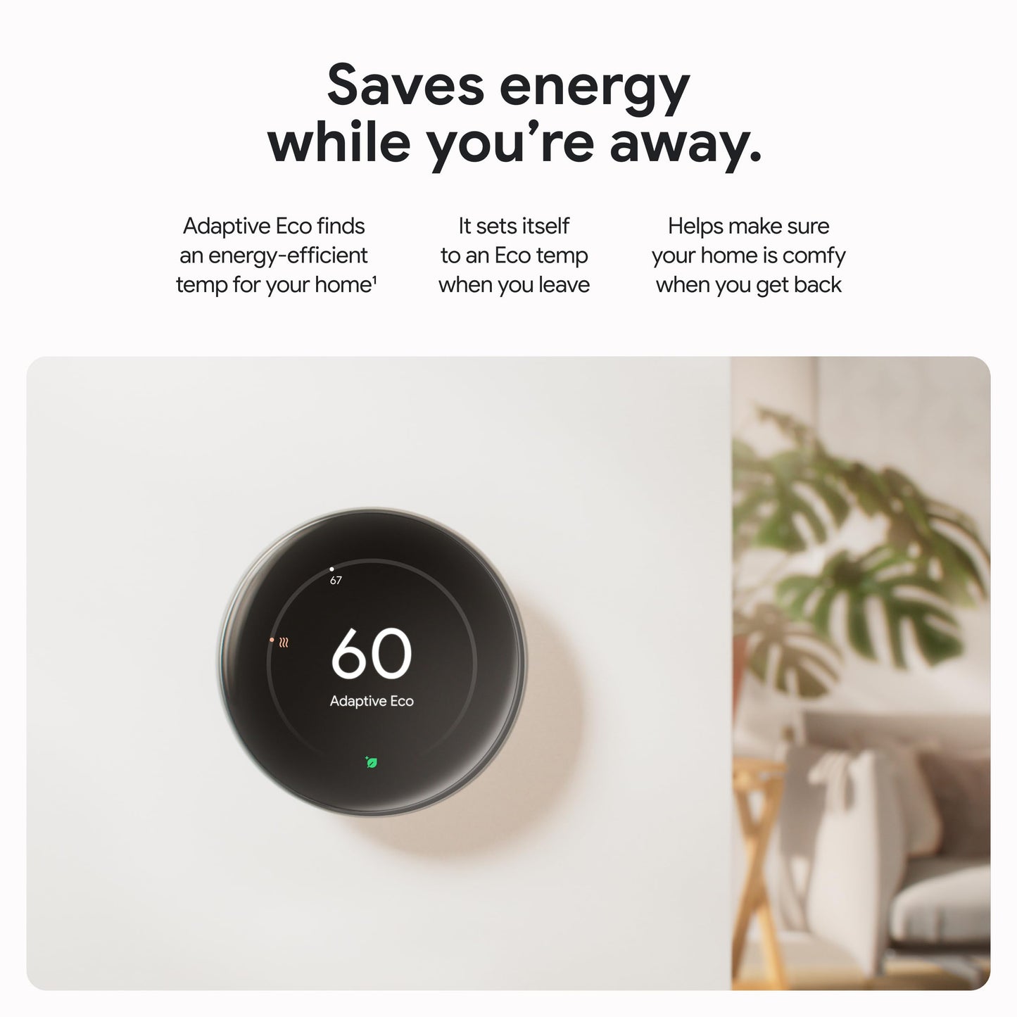 Google Nest Learning Thermostat (4th Gen, 2024) with Nest Temperature Sensor - Energy Saving Smart Thermostat - Compatible with Alexa, Apple HomeKit and Google Home App - Polished Gold
