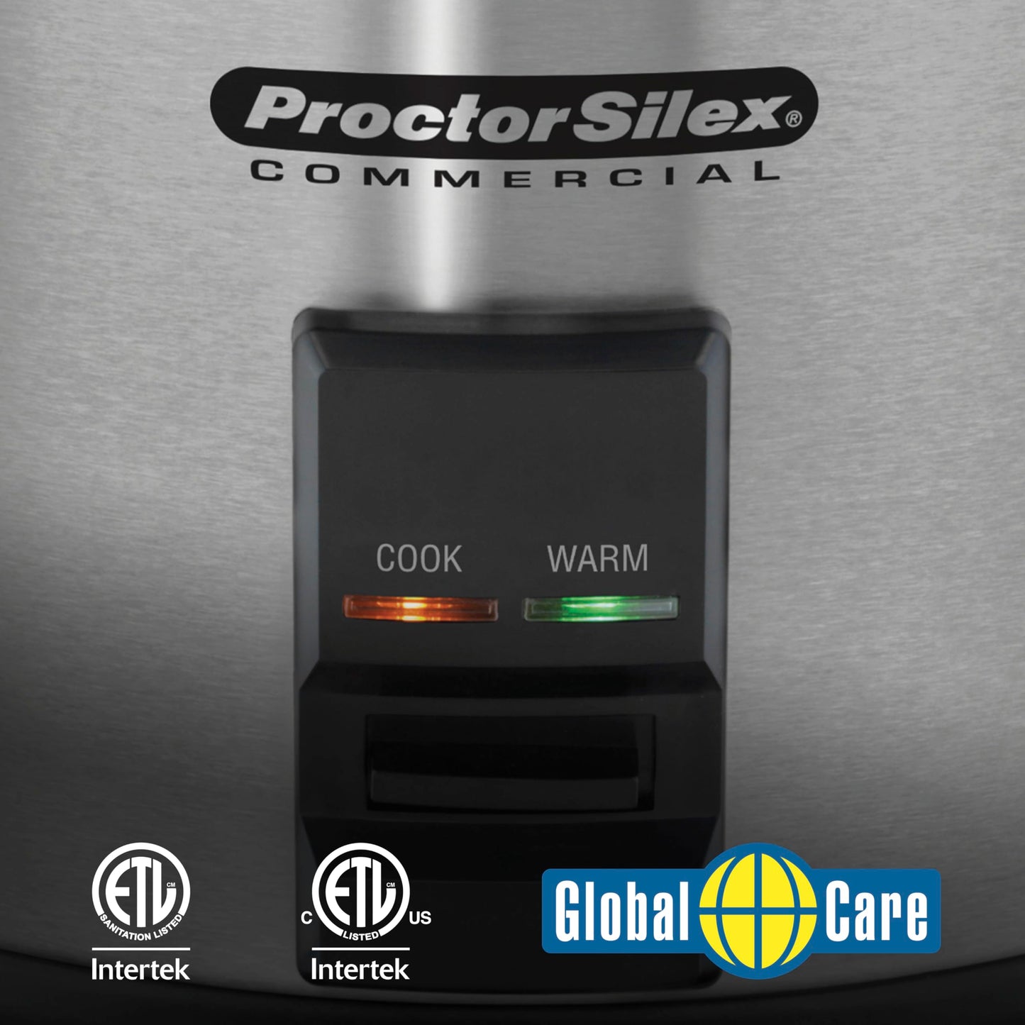 Proctor Silex Commercial 37560R Rice Cooker/Warmer, 60 Cups Cooked Rice Capacity, Nonstick Inner Pot, Hinged Lid, Stainless Steel Housing, Conforms to NSF