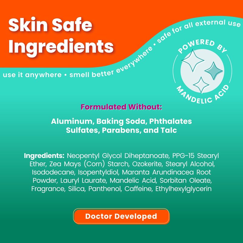 Lume Whole Body Deodorant - Smooth Solid Stick - 72 Hour Odor Control - Aluminum Free, Baking Soda Free and Skin Safe - 2.6 Ounce (Pack of 2) (Minted Cucumber)