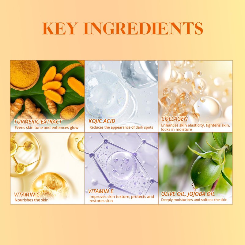 LIYALAN Turmeric Soap Bar