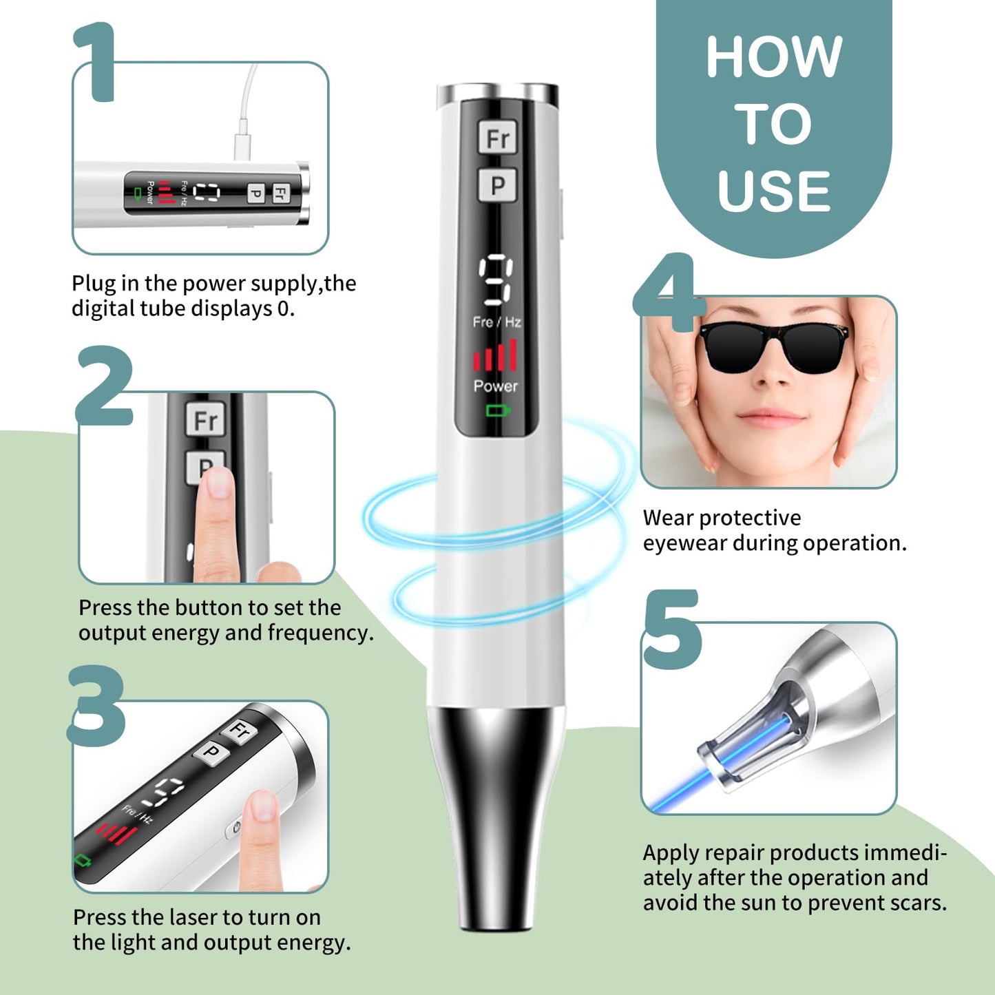 PicoSecond Nd: YAG Laser System - Removal of tattoos on all skin type - Use Friendly-TR-B05