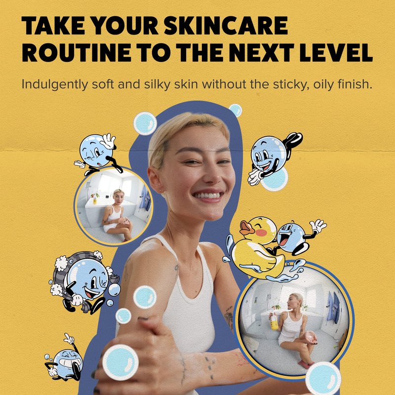GOSHI Super Vitamin Body Lotion - pH-Balanced Body Moisturizer for Dry Skin, Aging Skin & Biome Support - Concentrated Rice Protein & Shea Butter - Non-Greasy, Silky Finish - 3.4 oz