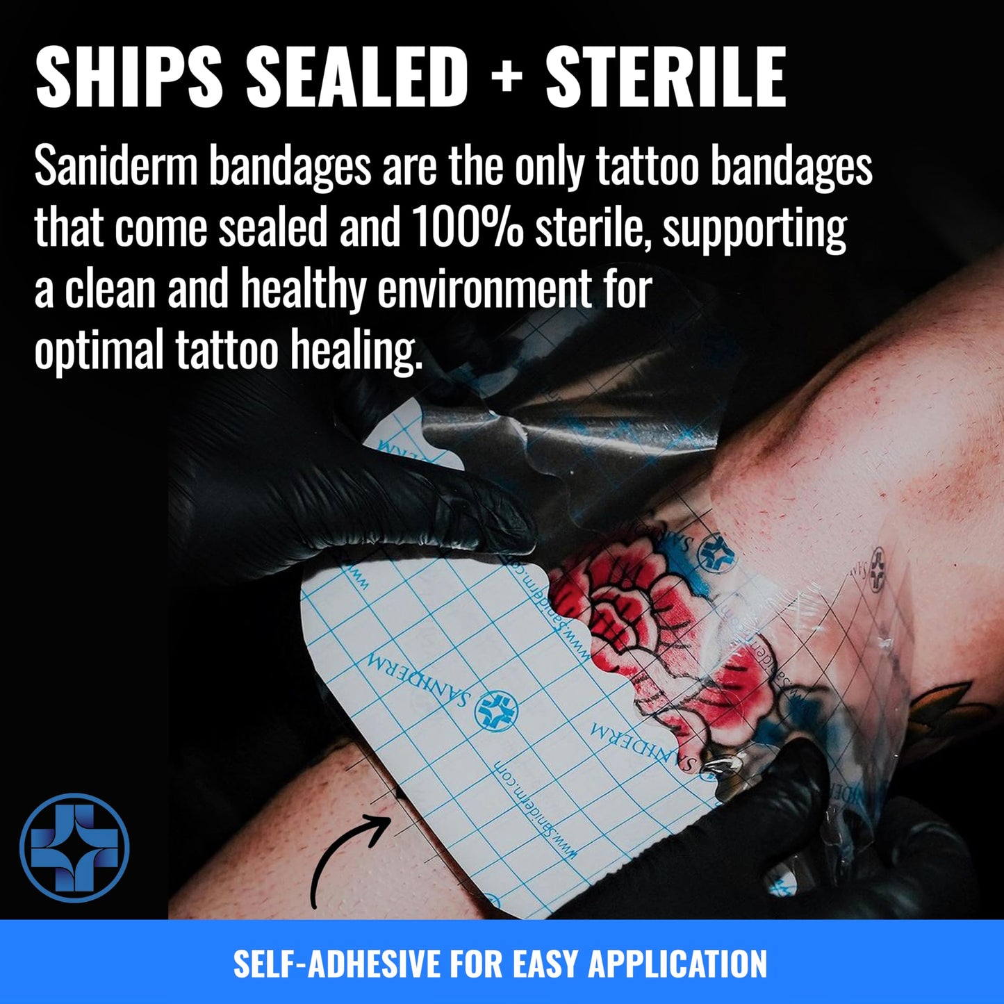 Saniderm Original Tattoo Aftercare Bandage (Large Roll, 8 in x 8 yd)