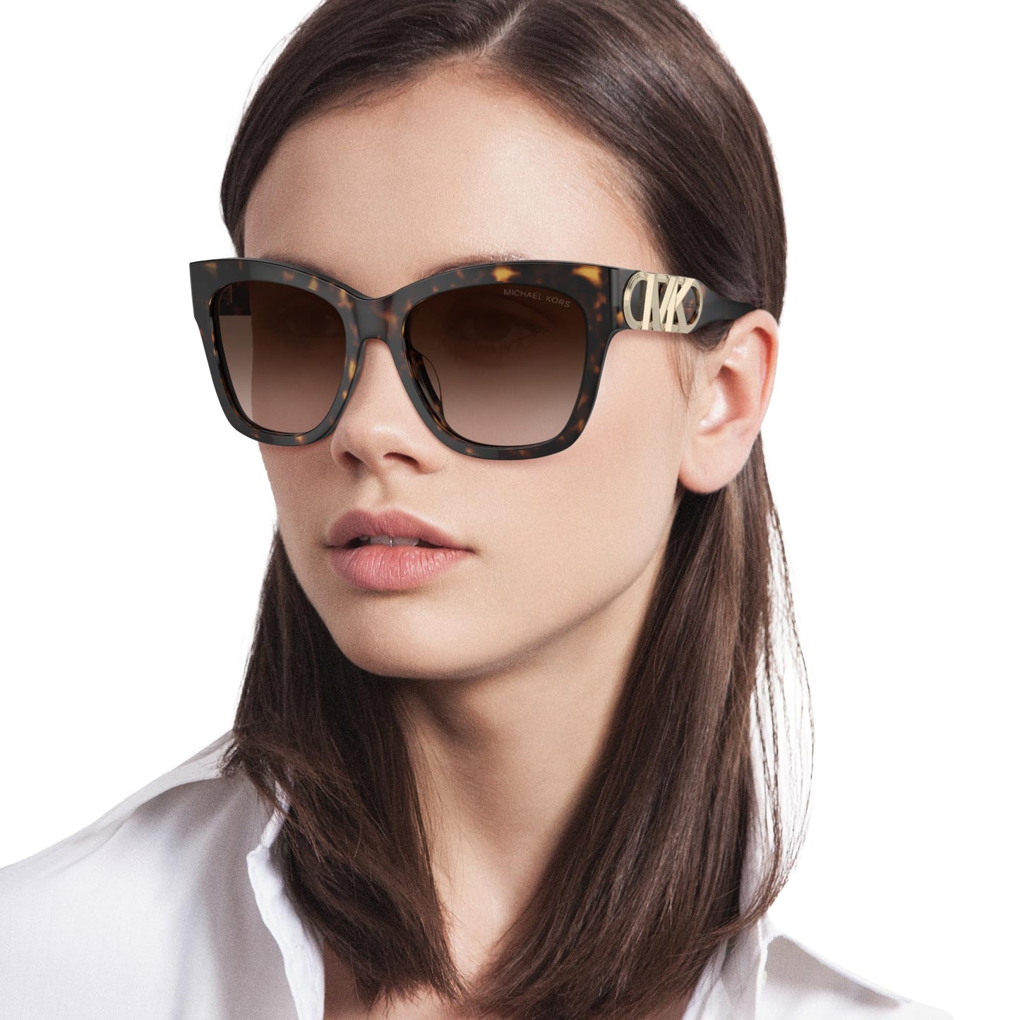 Michael Kors MK2182U - 300613 Sunglasses DARK TORTOISE w/BROWN GRADIENT 55mm