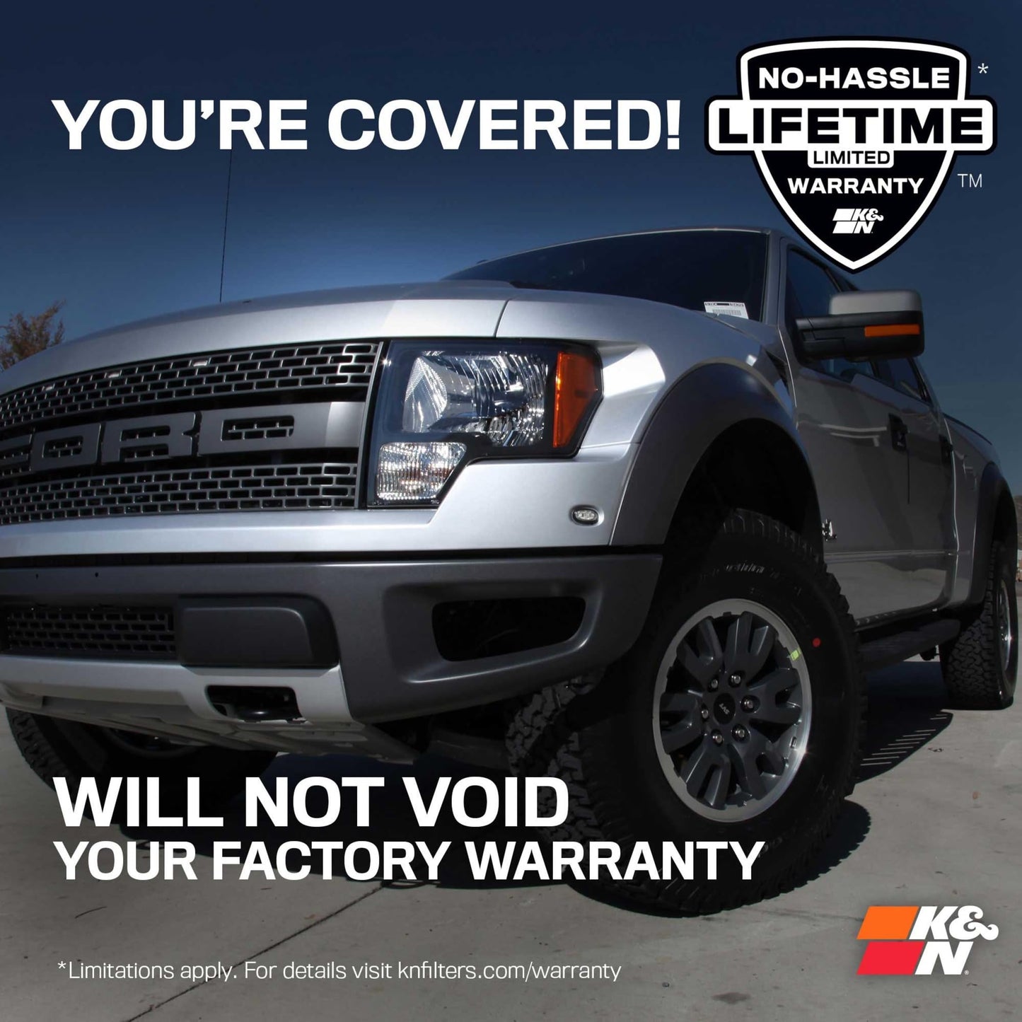 K&N Cold Air Intake System: High-Flow Air Filter, Increase Performance & Towing: Compatible with 2011-2014 FORD F150, 57-2581