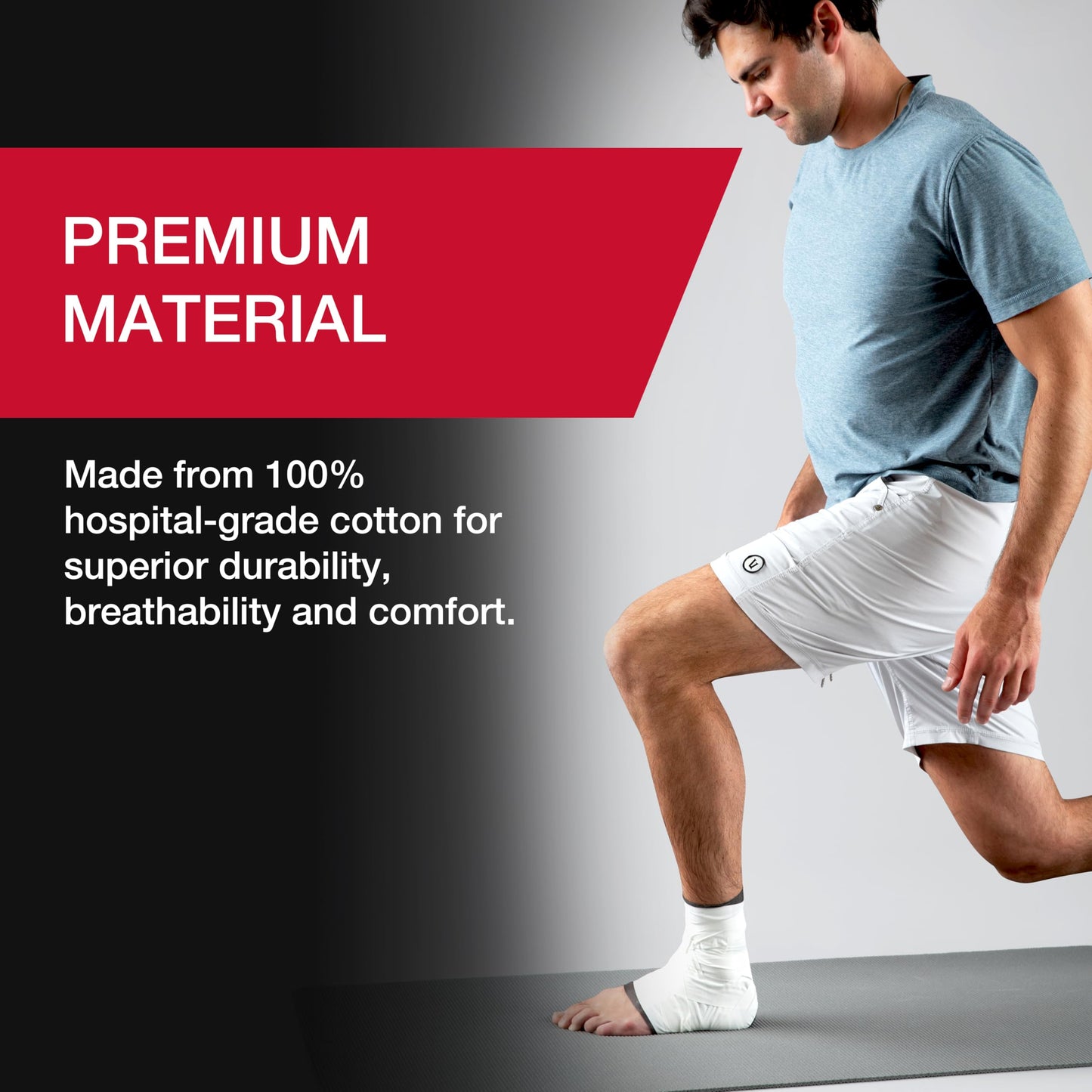 Mueller Sports Medicine Premium Athletic Tape, 10 Pack, White - Quality Hospital-Grade Athletic Tape, Easy to Tear for Fast & Effective Taping, 1.5" x 15 Yards Per Roll"