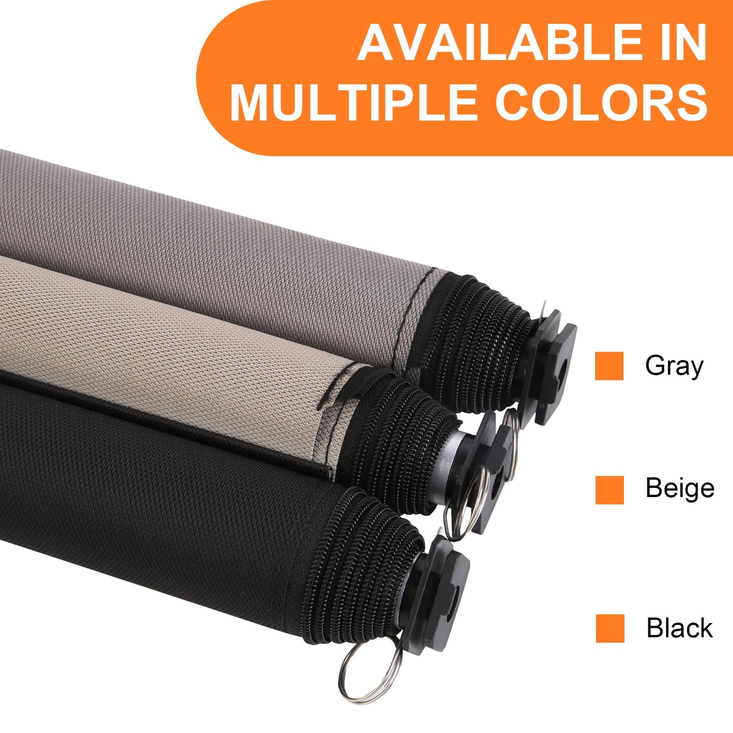 YIFOUM Car Panorama Sunroof Sunshade Curtain Cover Sun Shade Roller Blind Assembly for Infiniti QX30 Q30 2016 2017 2018 2019-912501A69A (Beige)