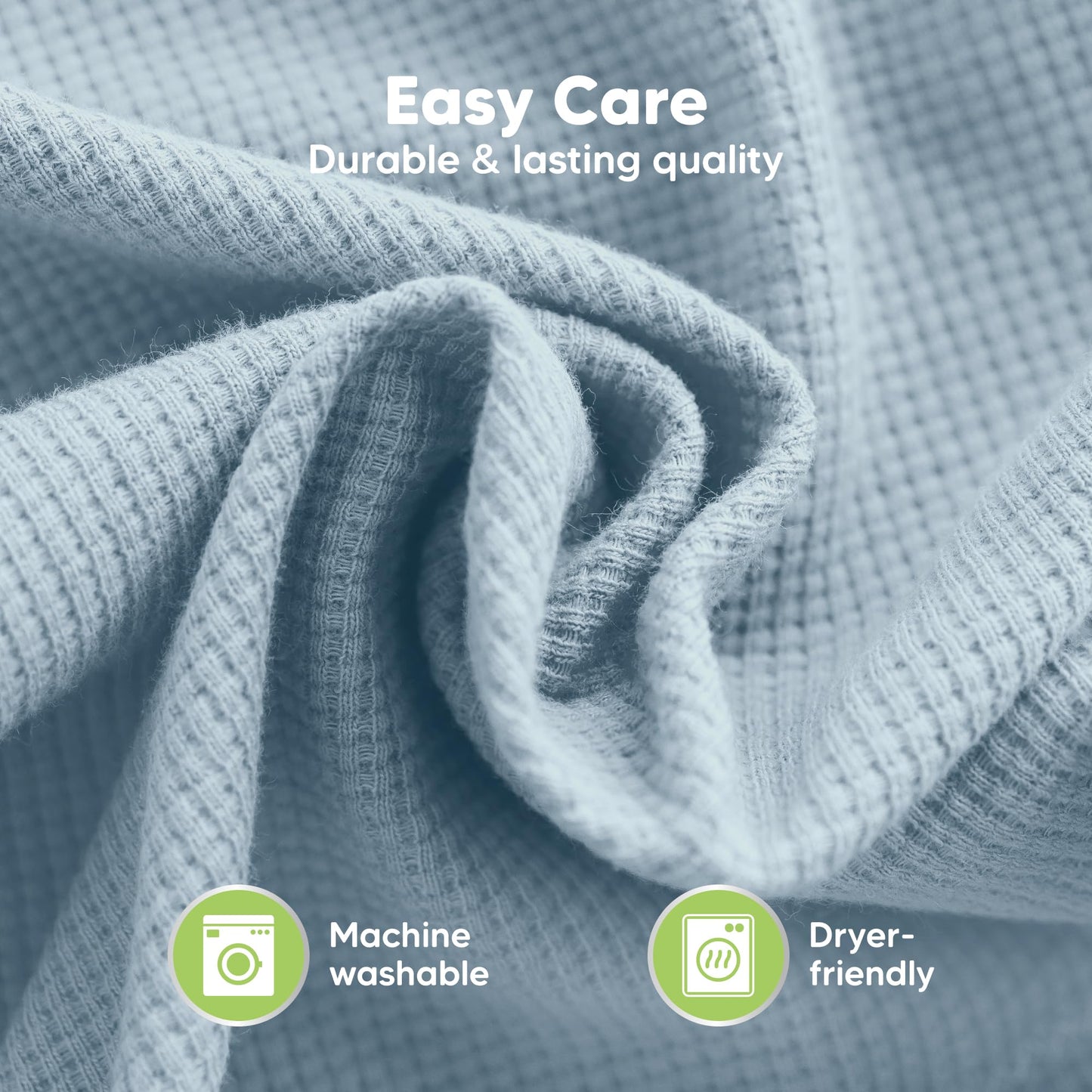 3-Pack Organic Swaddles for Newborns, Baby Sleep Sacks 0-3 Months - Baby Swaddle Wrap, Newborn Wearable Blanket, Infant Sleep Sack for Girls, Boys, Soft & Snug, Large Hook & Loop Closure (Glacier)