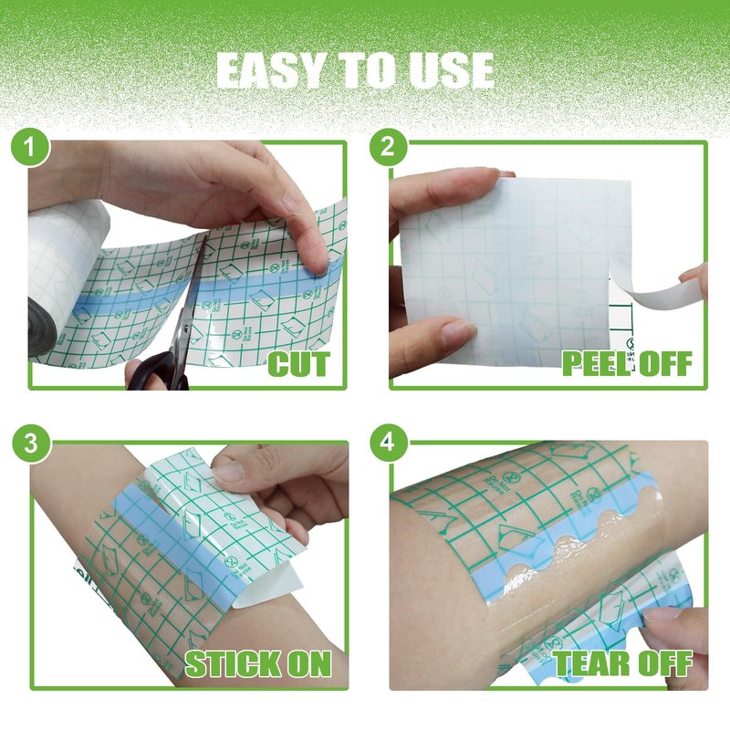 Tattoo Aftercare Bandage - Beoncall Second Skin Tattoo Bandage Tape 6in×10yd Tattoo Bandage Waterproof Tattoo Wraps For Healing Tattoo supplies Tattoo Kit