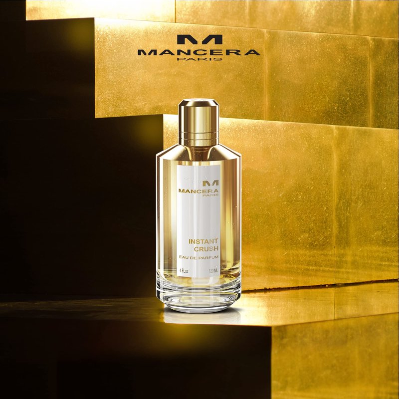 Mancera Instant Crush Eau de Parfum, 60ml / 2 fl oz – Amber Floral Unisex Perfume (Saffron, Jasmine, Amber)