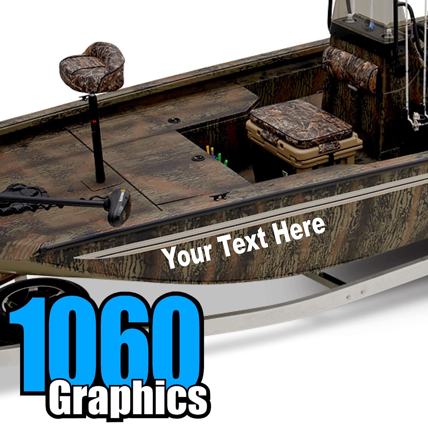 Custom Boat Numbers & Letters (Two Decals) Marine Vinyl Lettering Stickers