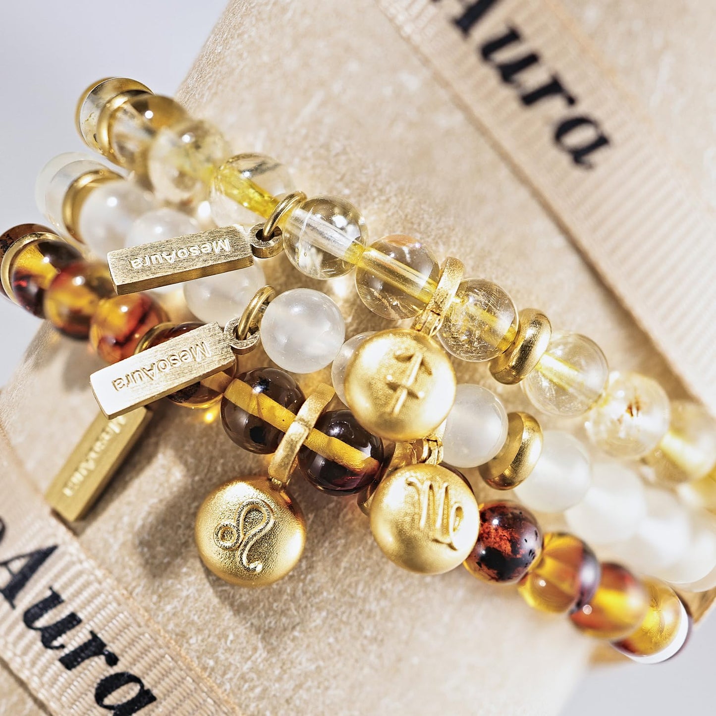 MesoAura Natural Garnet Bracelet – handmade Crystal Healing Jewelry for Women & Men – Root Chakra Balance, Vitality & Courage Energy Stone – Zodiac Capricorn Aquarius – Spiritual Gemstone Beaded Bracelet (Solar Plexus Chakra – Citrine Rhapsody bracelet)