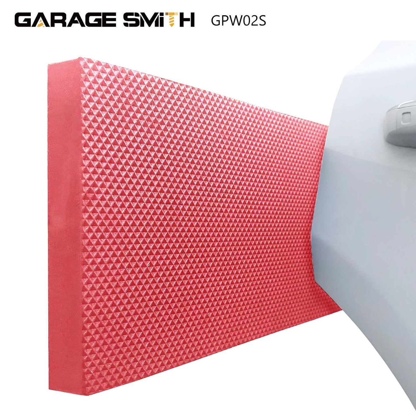 AMPULLA GWP02S Garage Wall Protector Car Door Protectors, Designed in Germany (4, Red)