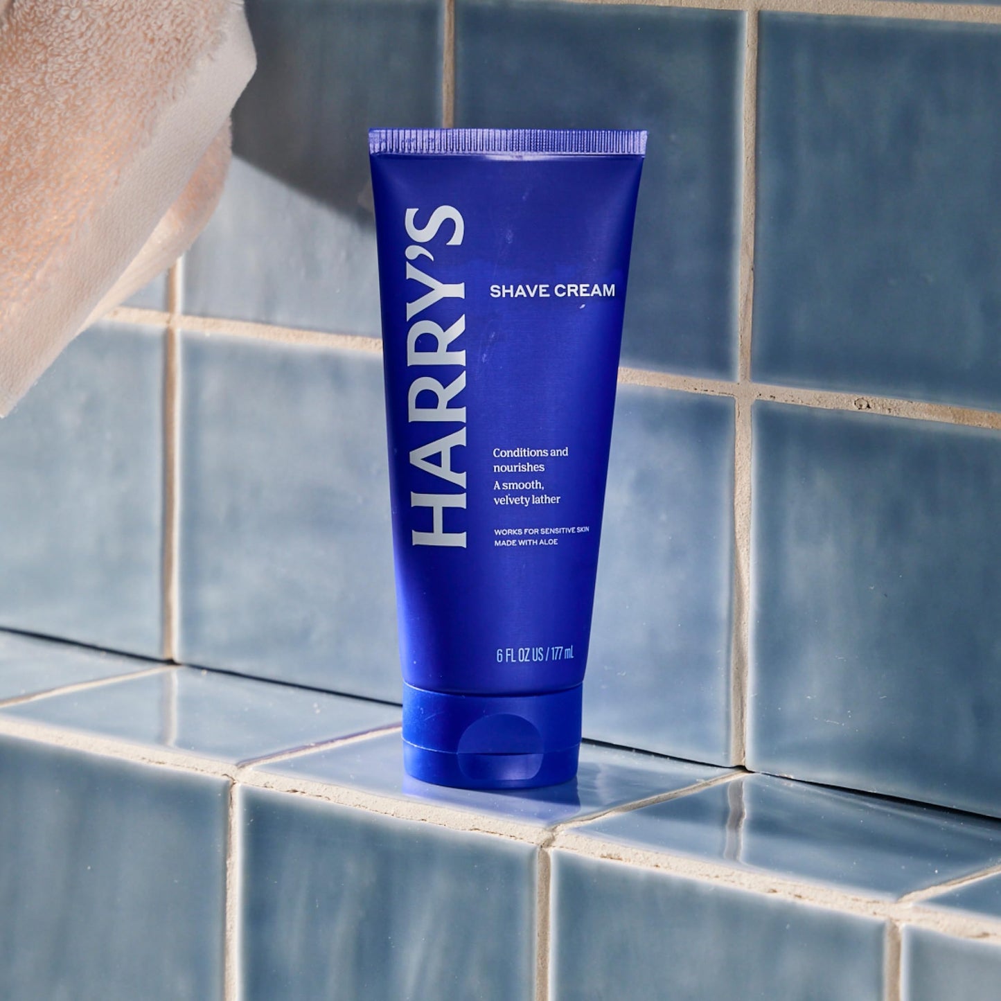 Harry's Shaving Cream for Men with Aloe and Eucalyptus - 6 oz - Conditions Skin and Softens Facial Hair for Shaving - Safe-for Sensitive Skin,(Pack of 4)