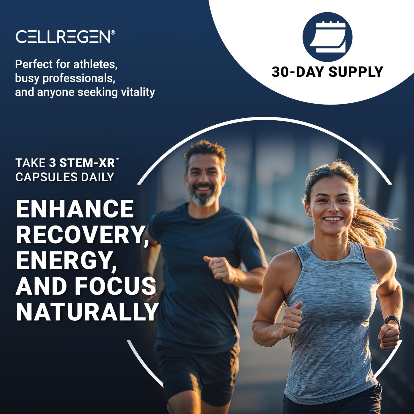 Cellregen StemXR™ Stem Cell Activator & Circulation Booster – Stem Cell Supplement for Men & Women – Blue Green Algae, Longevity, Vitality, Anti-Aging, Energy & Performance Support – 90 Capsules