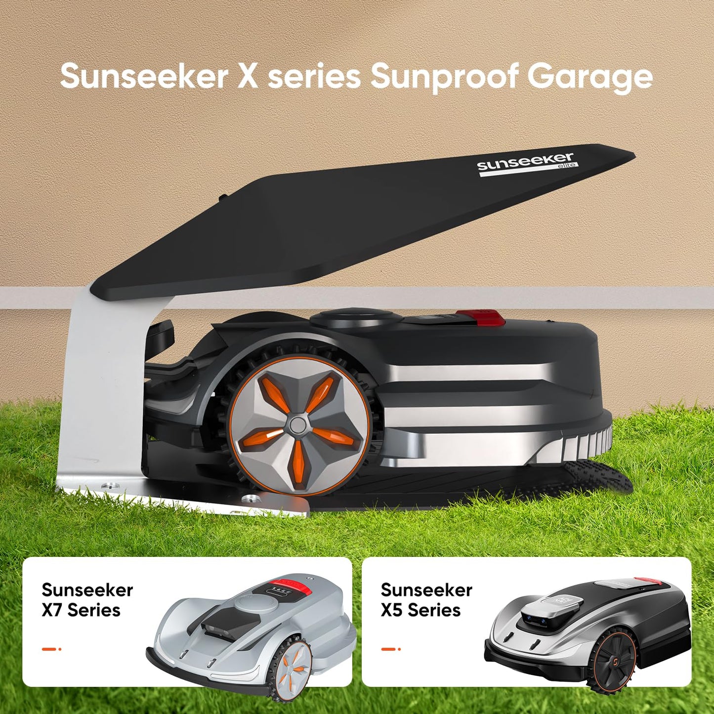 Sunseeker Robot Lawn Mower X7&X7Plus and X5 Garage