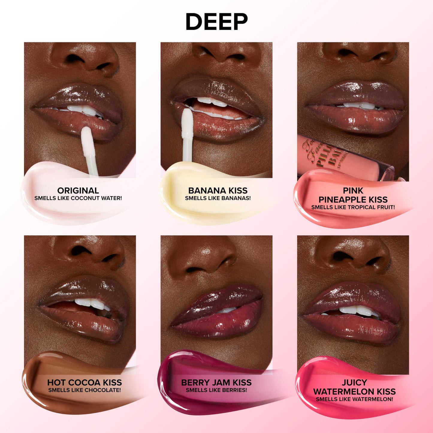 Too Faced Pillow Balm Ultra-Hydrating Lip Treatment | Liquid Lip Balm that Replenishes Lips with Hyaluronic Acid, 0.2 Fl Oz, Watermelon Kiss