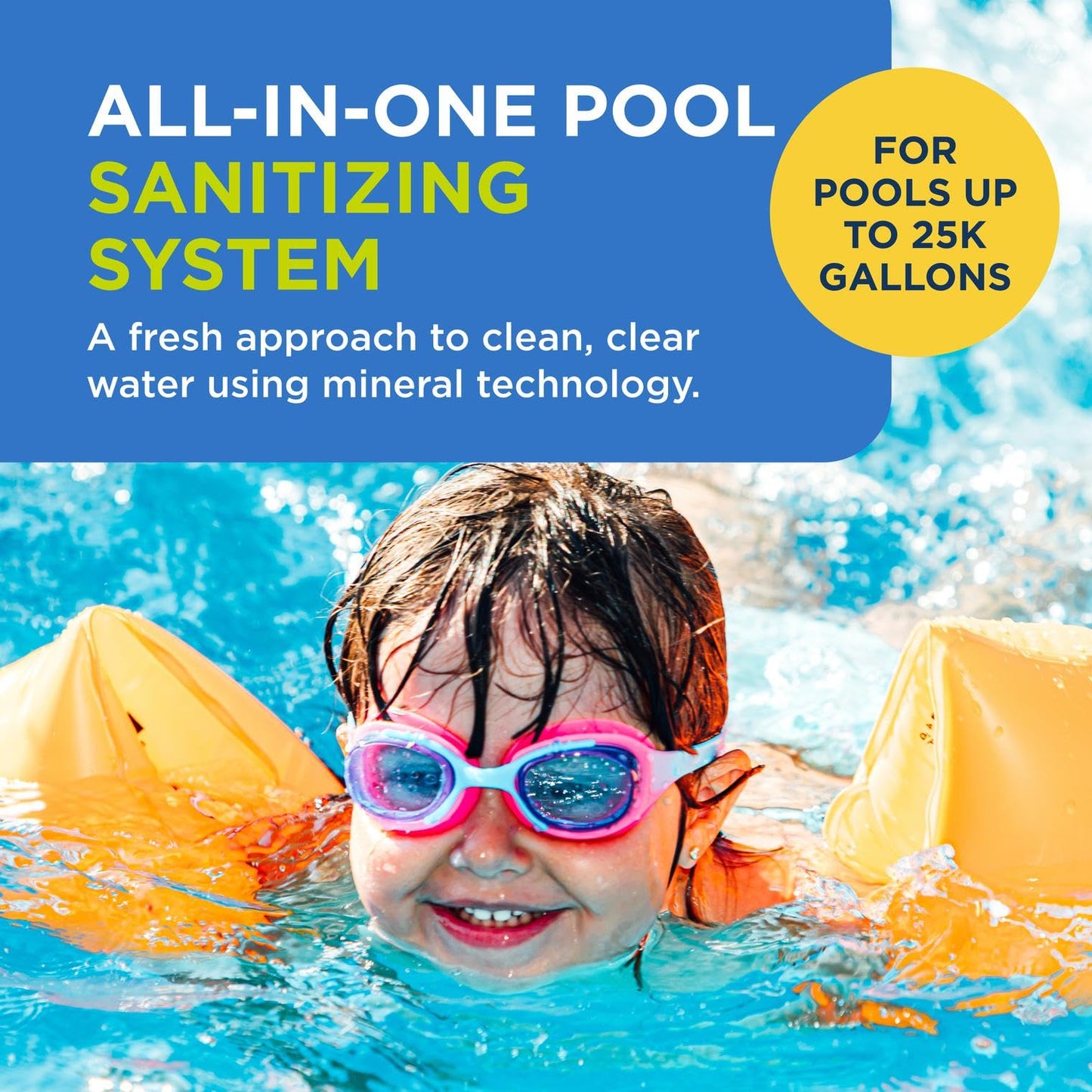 FROG Replacement Mineral Reservoir for use with Pool FROG Model 6100 Cycler - Prefilled Mineral Cartridge for Quick & Easy Pool Sanitization