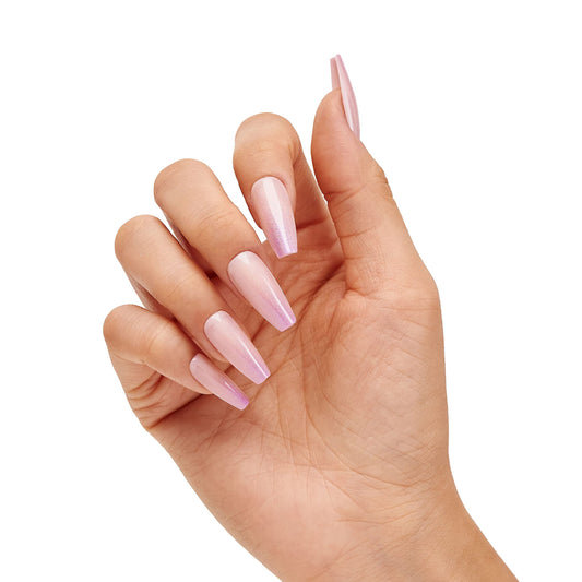 The Nailest - Instant Luxury Acrylic Press-on Nails - Medium Coffin - Iris Ombre