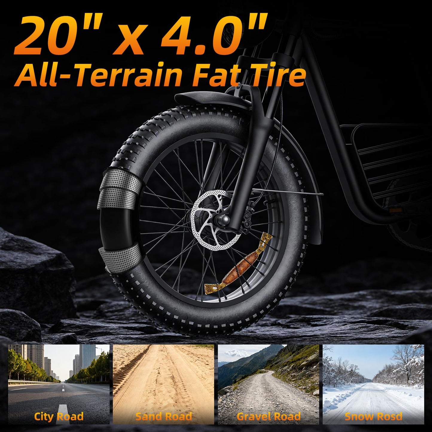ZOILSHUNDRY Electric Bike for Adults with 1500W Peak Motor,Max Speed 35MPH,Up to 65Miles,Moped ebikes with 18.9AH Battery,20" Fat Tire Adult Electric Bicycle（USA Werahouse） (1500W Peak 18.9AH)