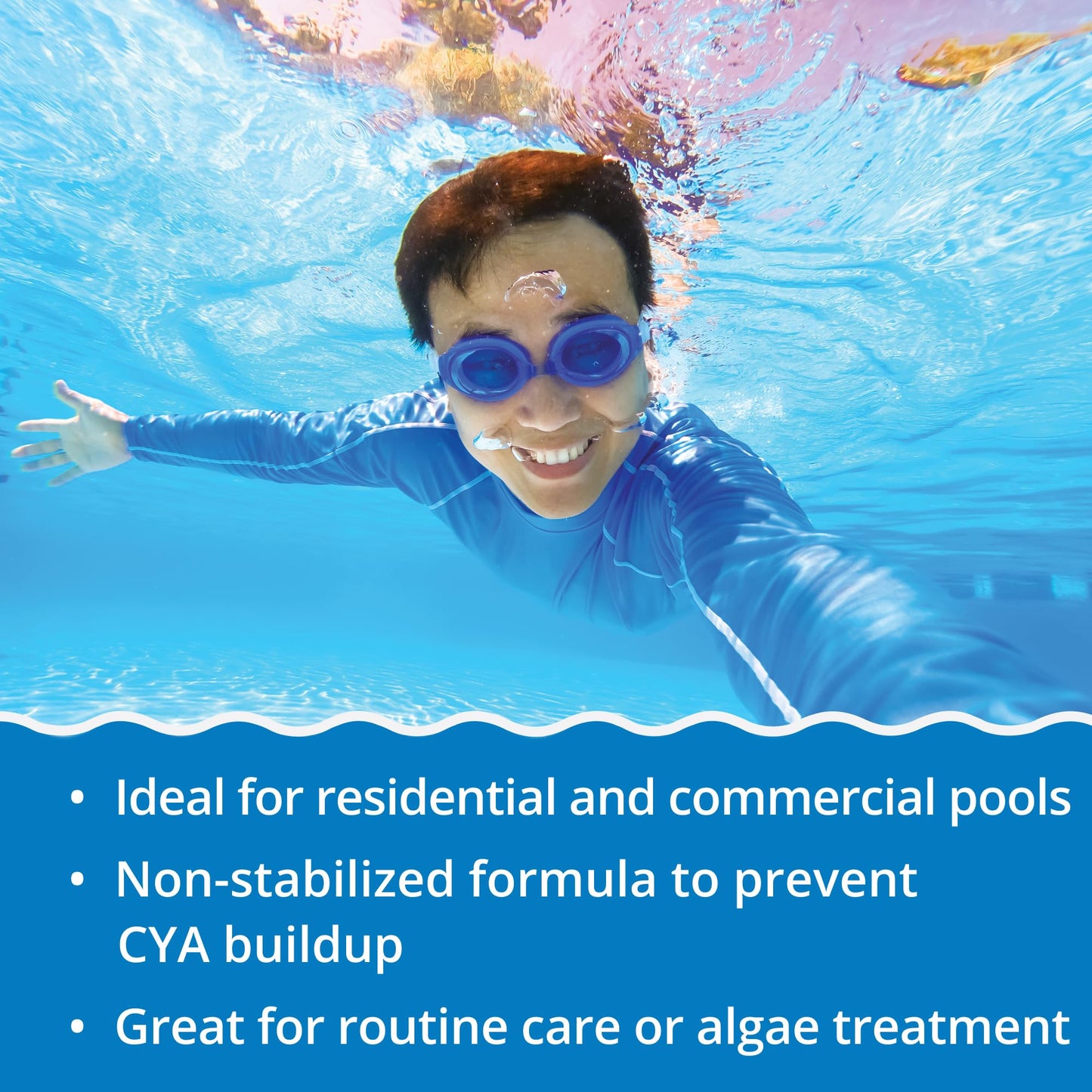 In The Swim Pool Shock – 68% Cal-Hypo Granular Sanitizer for Crystal Clear Water – Defends Against Bacteria, Algae, and Microorganisms - 6 X 1 Pound
