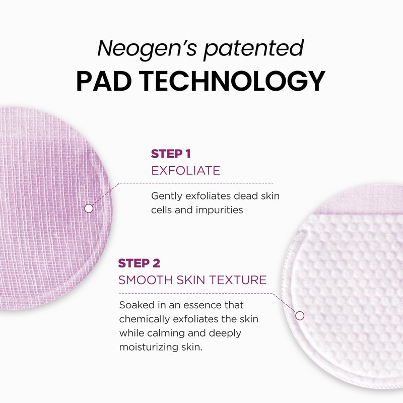 DERMALOGY by NEOGENLAB Bio-Peel Gauze Peeling Pads (Wine, 30 pads) - Exfoliating & Firming Peeling Pad with PHA & Red Wine & Resveratrol & Acid Hyaluronic - Korean Skin Care