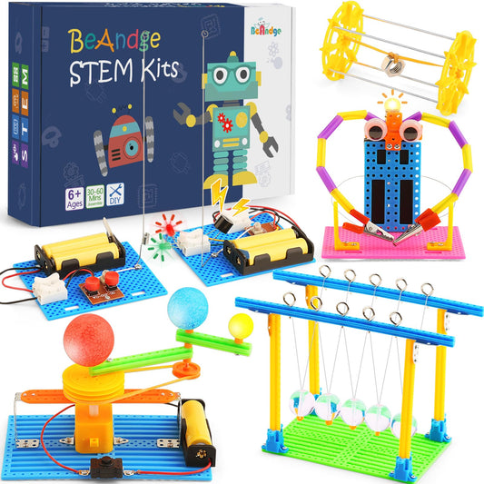 STEM Science Kits for Kids Age 8-12, Boys Activities Robot Building Kit 6-8 Girls Engineering Projects STEM Toys Learning Educational Science Game Experiment Gifts for 6 7 8 9 10 11 Year Old Activity