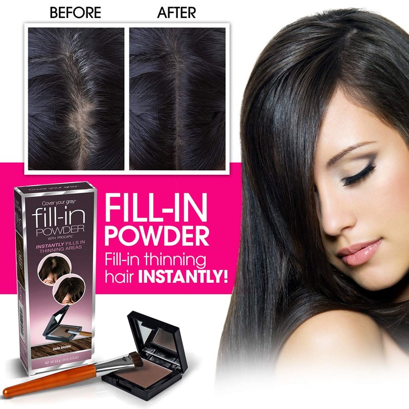 Cover Your Gray Fill In Powder - Medium Brown (Pack of 3)