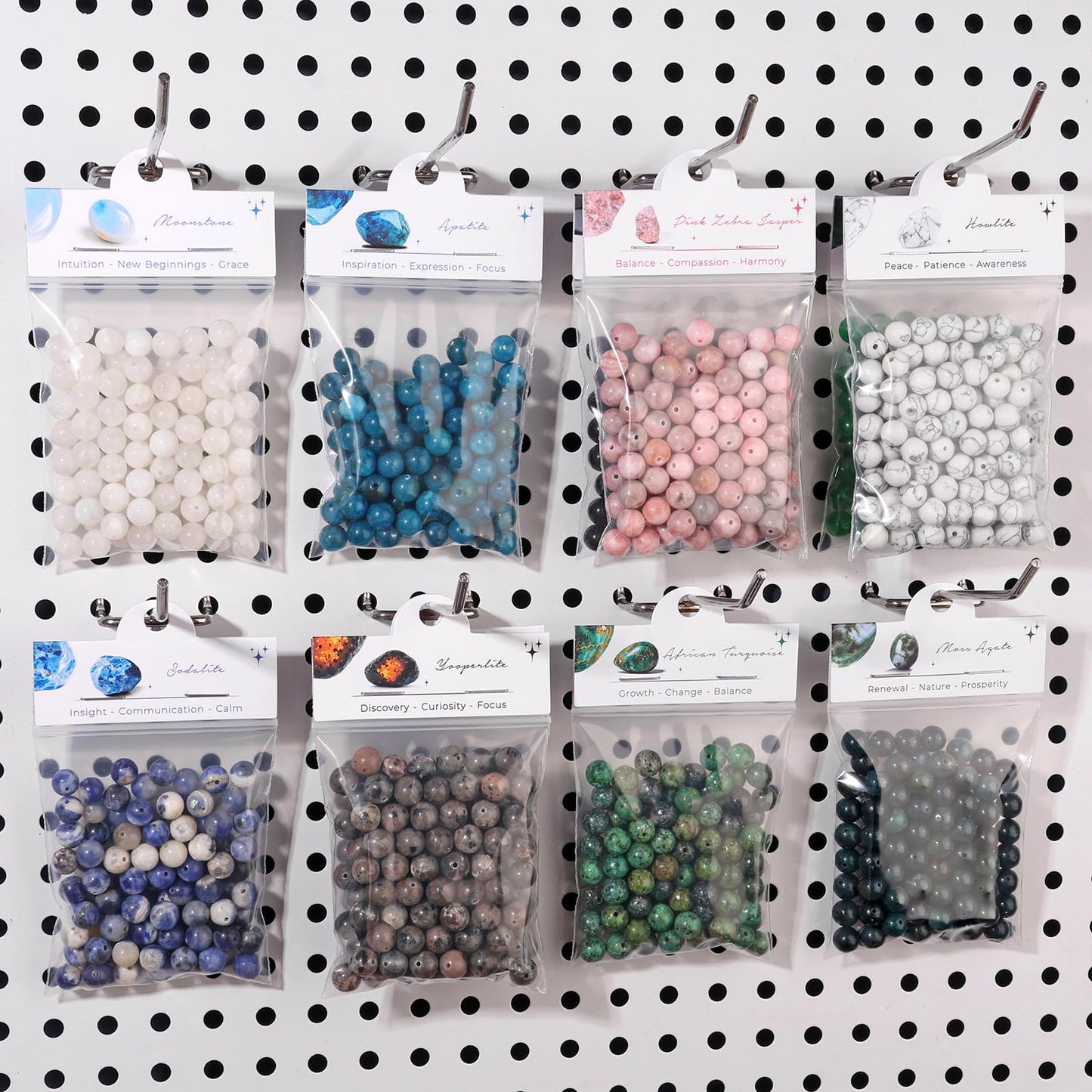 Raicegs 100pcs 8mm Sodalite Beads Natural Gemstone Beads Round Loose Beads for Jewelry Making DIY Bracelets Necklace
