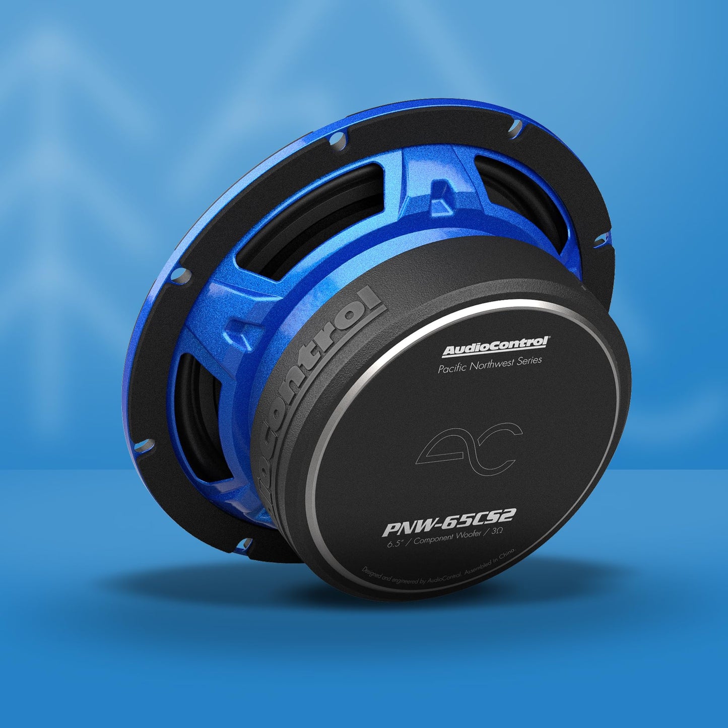 AudioControl PNW Series Car Speakers, 6.5" Component Premium High-Fidelity, 100 Watt RMS/125 Watt Max, 3 Ohm, 1” Tweeters, HPF/LPF Crossovers (Pair)
