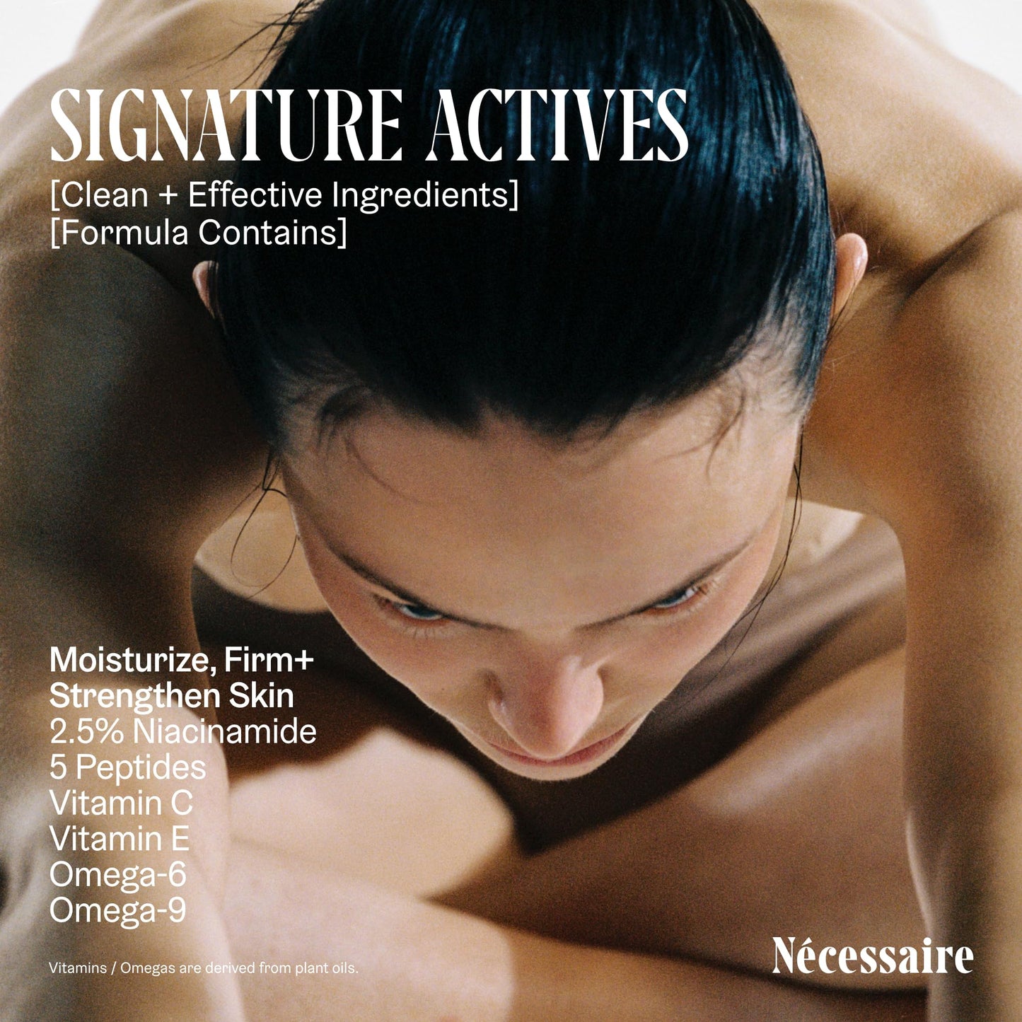 Nécessaire The Body Lotion Cyprès-Citronné – Multi-Peptide Moisturizer - Firming Body Lotion for Women + Men. 2.5% Niacinamide. Dermatologist-Tested, Vegan. Hypoallergenic for Sensitive Skin. 15.2oz