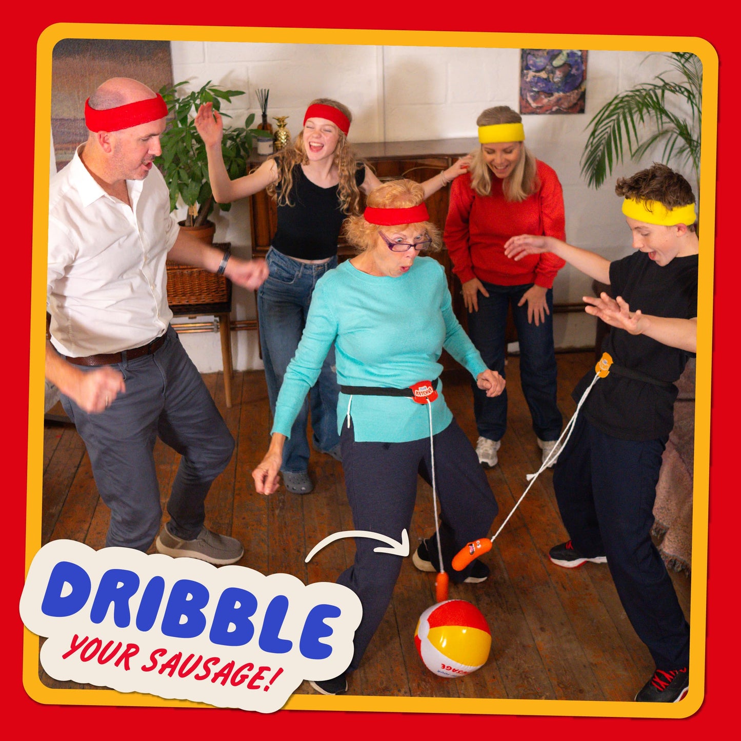 Lucky Egg Swing Your Sausage - Fun Family Party Games for Groups - Indoor Games for Adults and Kids - Perfect for Family Gatherings, Birthdays, and Christmas Party Games for Adults Game Night
