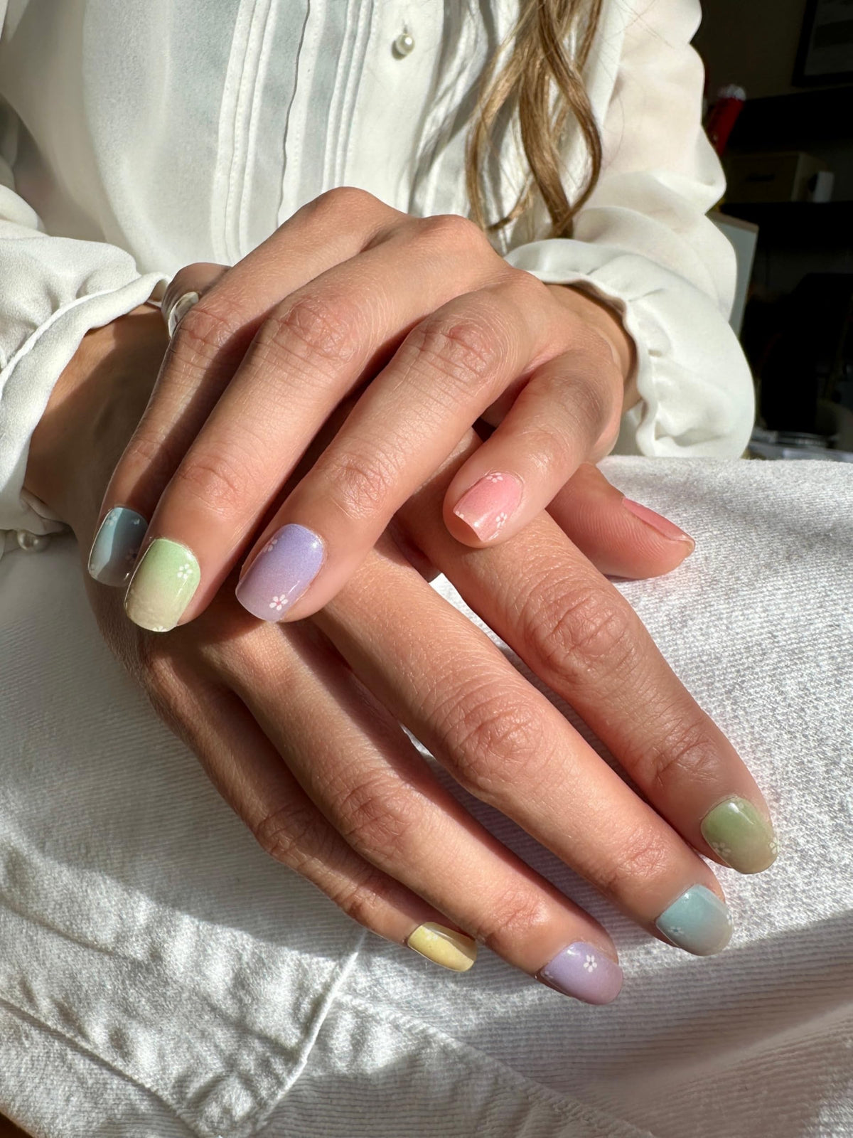 Nova Nails Semi Cured Gel Nail Strips (Flower Child)