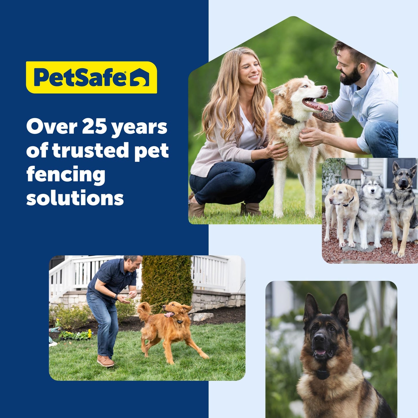 PetSafe Classic In-Ground Fence Rechargeable Receiver Collar for Dogs and Cats - from The Parent Company of Invisible Fence Brand - 7 Levels of Adjustable Static Correction - for Pets 5 lb and Up