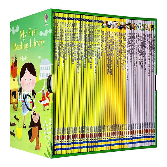 Usborne My Very First Reading Library 50 Books Set Collection Pack Early Level 1 and 2