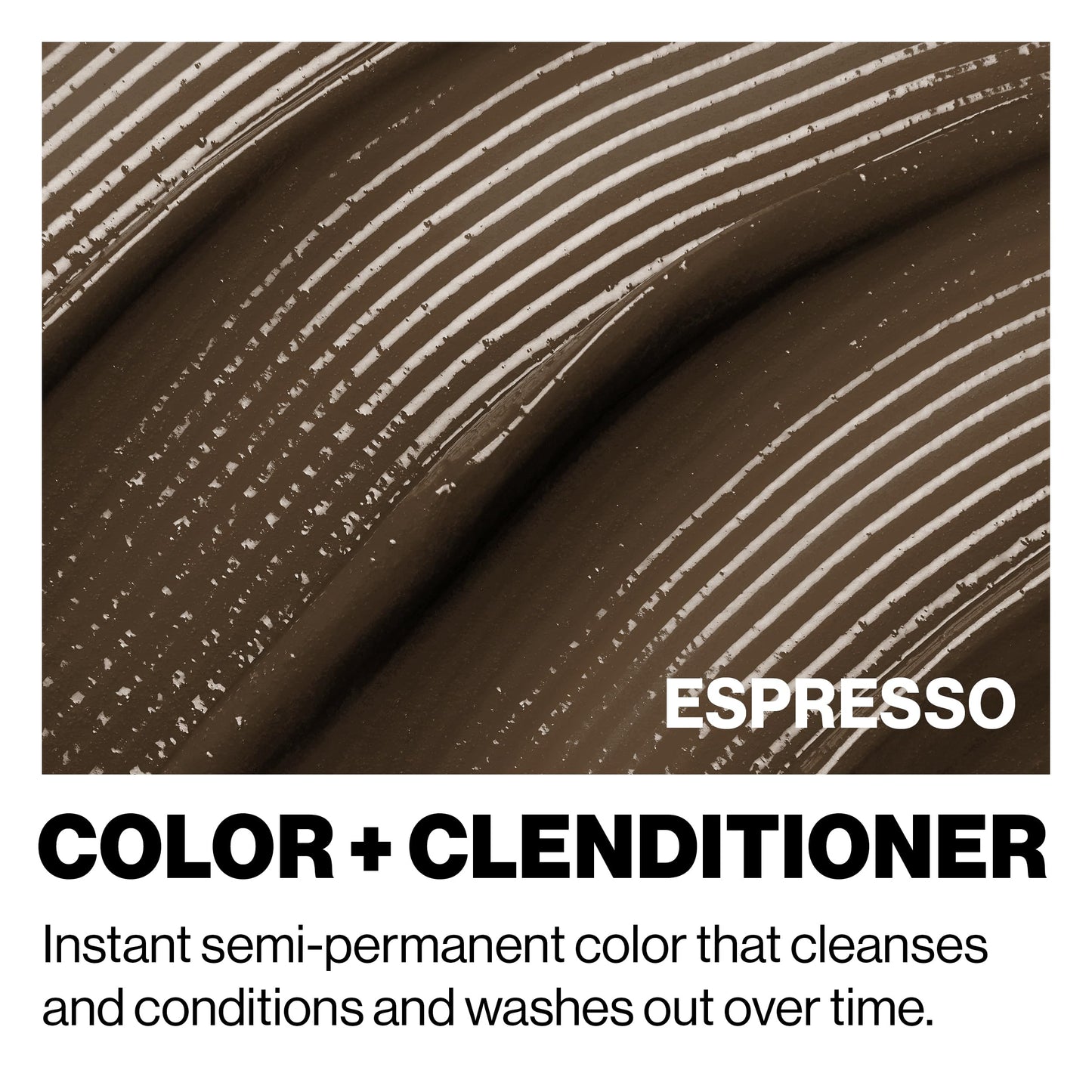Keracolor Clenditioner ESPRESSO Hair Dye - Semi Permanent Hair Color Depositing Conditioner, Cruelty-free, 33.8 Fl Oz
