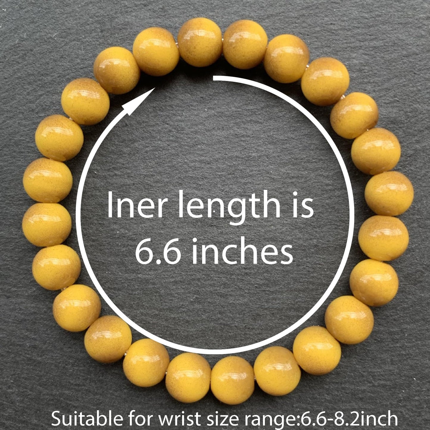 Cryhand Female 8mm Beaded Bracelets For Women Simulated Golden Tigers eye Bracelet for Men Handmade Lucky Money Stretchy Crystal Bracelets Best Gifts