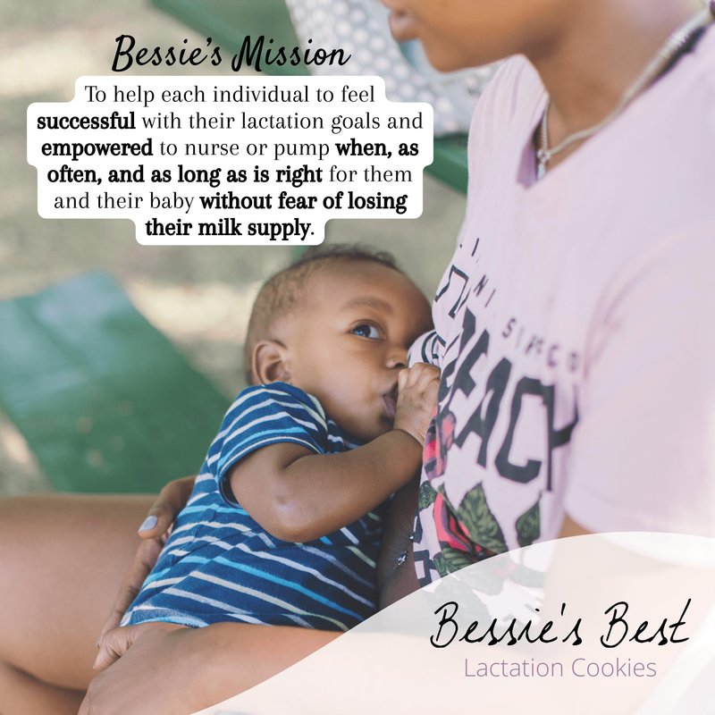 Bessie’s Best Lactation Cookies | Lactation Support | Oatmeal Peanut Butter Chocolate Chip | Increase Milk Supply | Breastmilk Boosting Cookies | Breastfeeding Snacks | 1 Dozen