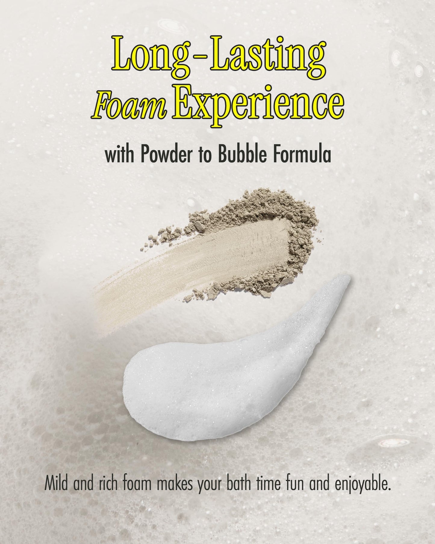 BRMUD Relief Mud Bubble Bath Powder | ATEEZ Pick| Hypoallergenic Mud Powder Bubble Bath w/ 98% Nature-Derived Ingredients | Moisturizing & Foaming Bath Oil Control for All Skin (Pack of 6, 1.76 oz)