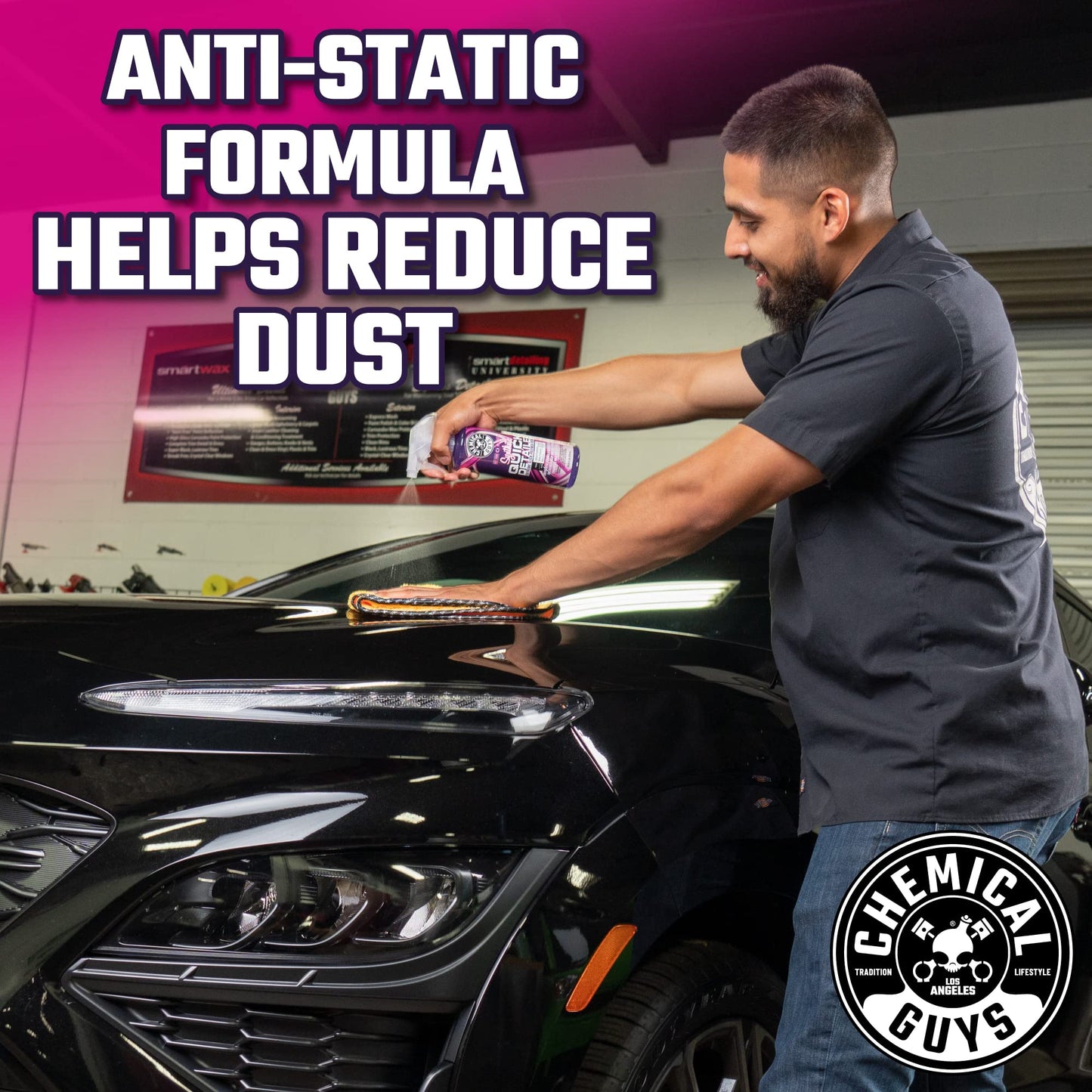 Chemical Guys WAC21116 Synthetic Quick Detailer, Safe for Cars, Trucks, SUVs, Motorcycles, RVs & More, 16 fl oz (Pack of 2)