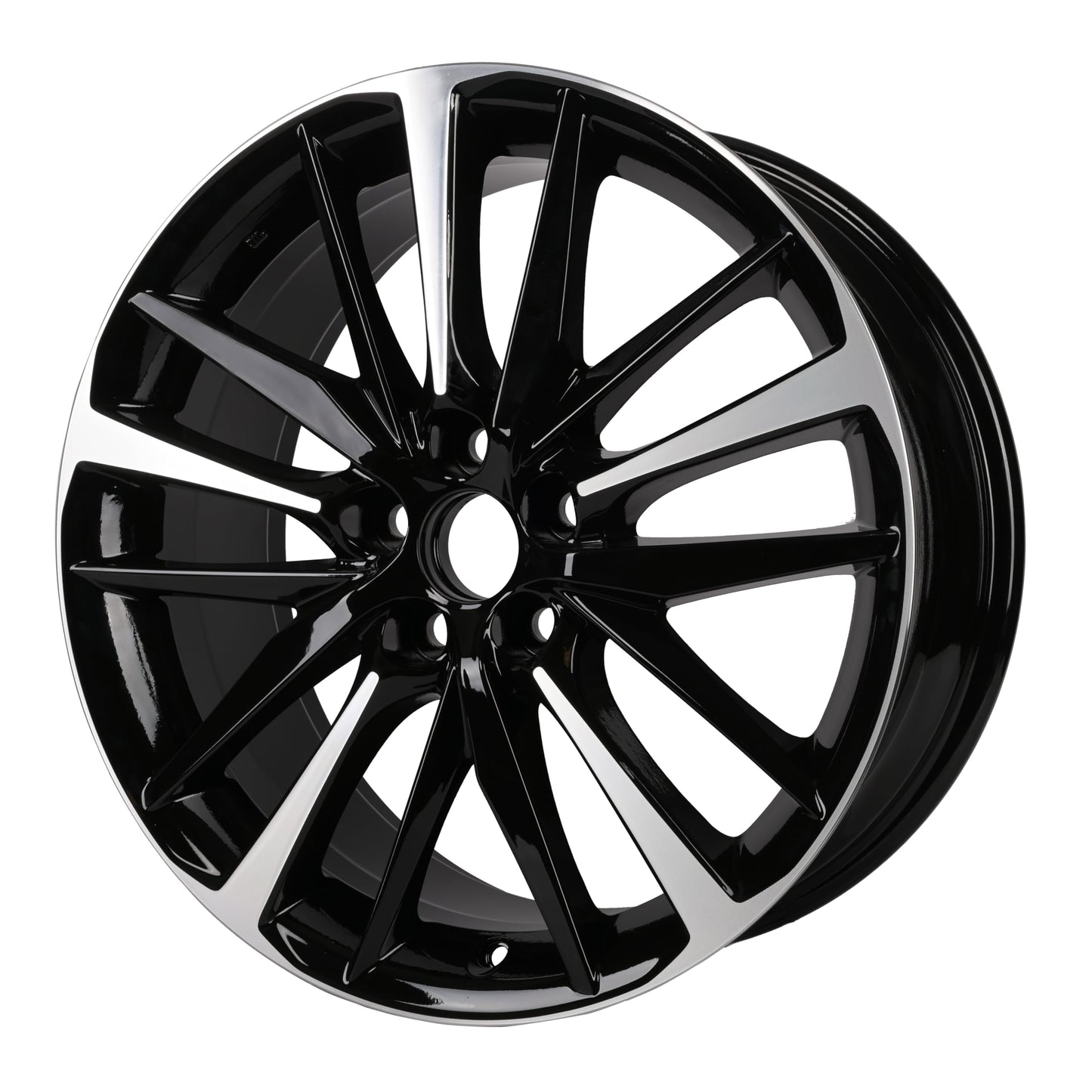 Replacement 19 Inch Wheel For Toyota Camry XSE XLE LE SE OEM Style Aluminum Alloy Rim for 2018 2019 2020 | 19x8" | Black w/Silver Machine Face - Factory Replacement Rim for 4261106E20 (42611-06E20)