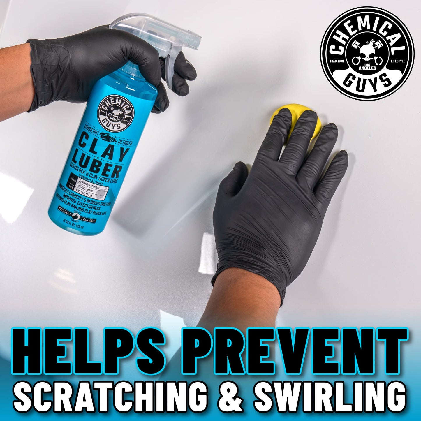 Chemical Guys WAC_CLY_100 Clay Luber Synthetic Lubricant with Wetting Agents for Clayblock and Car Detailing Clay (Works on Cars, Trucks, SUVs, Jeeps & More), 128 fl oz (1 Gallon)