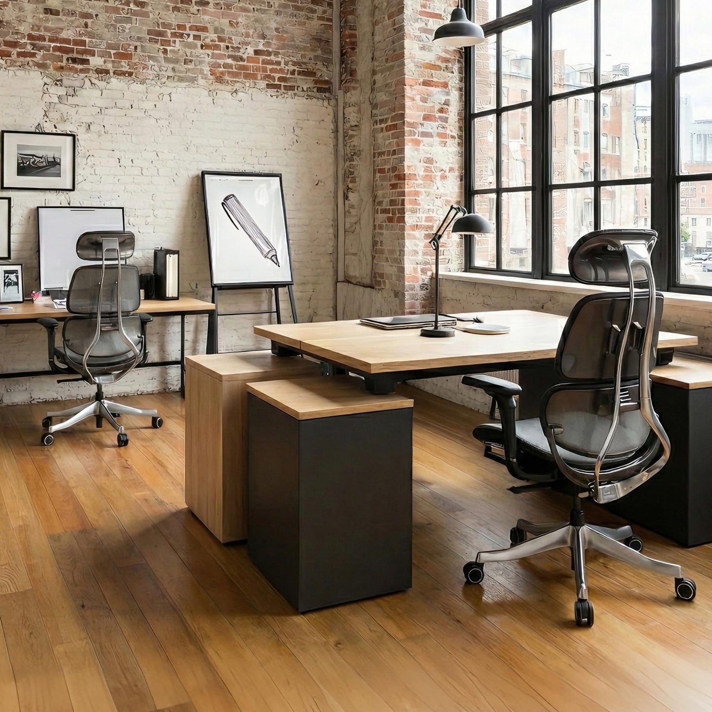 EUREKA ERGONOMIC Executive Office Chair, High Back Office Chair with Lumbar Support, Silicone Leather Executive Desk Chair Comfy Computer Chair with Headrest for Home Office, Black