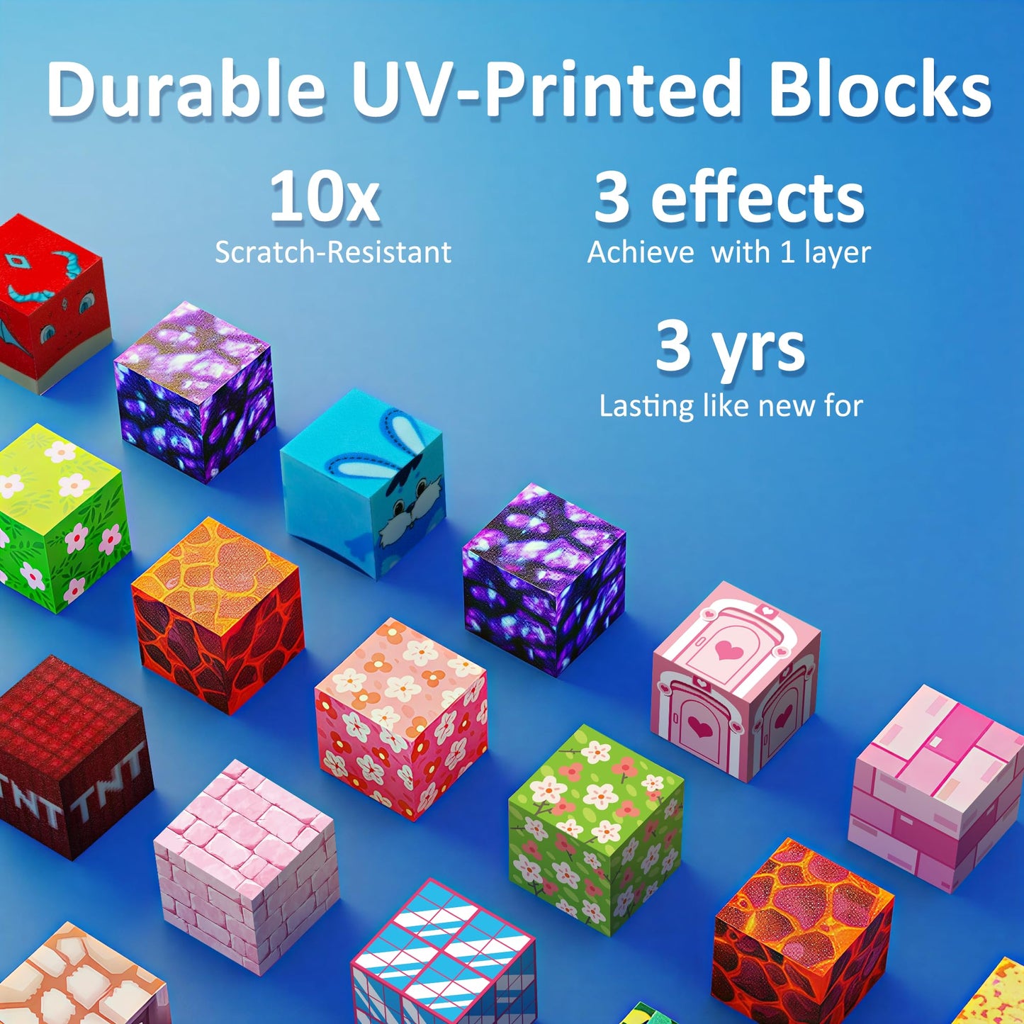 FQOIUD Magnetic Blocks - 150PCS Magnetic Building Blocks, STEM Constructions Magnet Blocks for Boys Girls Age 3 4 5 6 7 8 9 10, Sensory Stacking Toy Christmas Birthday Gifts for Kids