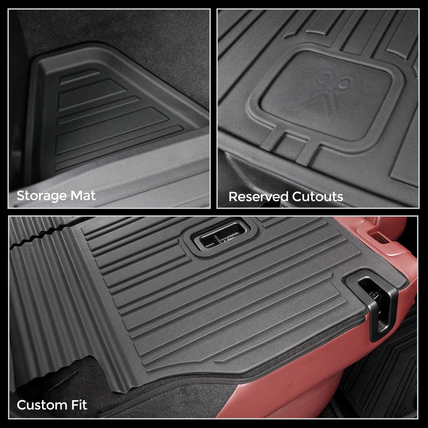 GALVAGNITE Floor Mats for Mazda CX-5 2017-2025, All Weather Floor Mats Trunk Cargo Liner with Backrest Protectors and Door Sill Guards Accessories, Full Coverage Set